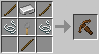 Ingredients for making the crossbow.