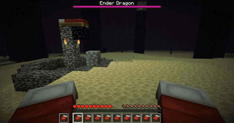 minecraft bed strat ender dragon