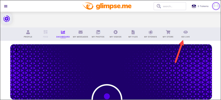 glimpse go live icon