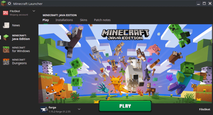 minecraft forge launcher