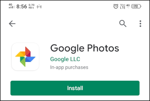 install google photos