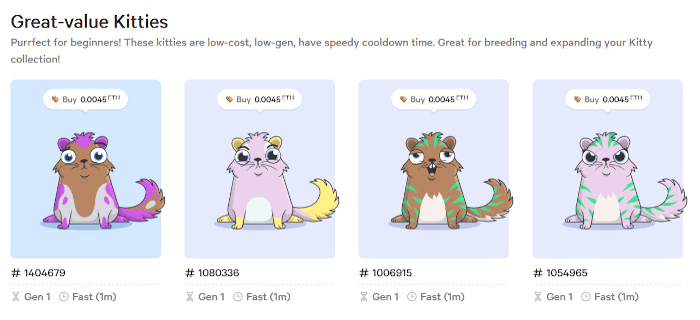 cryptokitties gameplay