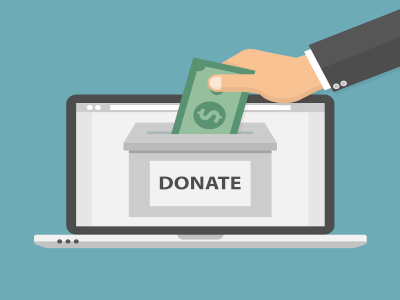 set up donation box as a way to earn money as a content creator